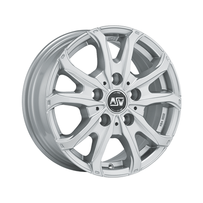 MSW MSW 48 VAN FULL SILVER - 16x6.5 - 5x130 - CB: 78.1 - ET55 MSW MSW 48 VAN FULL SILVER - 16x6.5 - 5x130 - CB: 78.1 - ET55