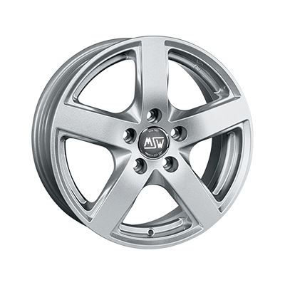 MSW MSW 55 FULL SILVER - 19x8.5 - 5x112 - CB: 66.6 - ET20