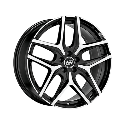 MSW MSW 40 GLOSS BLACK FULL POLISHED - 20x8.5 - 5x110 - CB: 65.1 - ET31