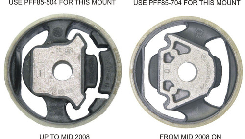 Front Lower Engine Mount Insert (Large) Motorsport - PFF85-704BLK