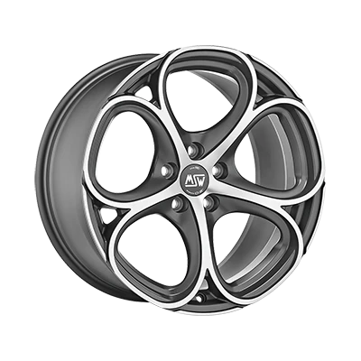 MSW MSW 82 MATT GUN METAL FULL POLISHED (MGMFP) - 20x9 - 5x110 - CB: 65.1 - ET31