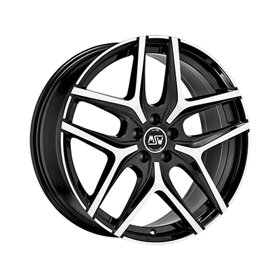 MSW MSW 40 GLOSS BLACK FULL POLISHED - 20x10 - 5x112 - CB: 73 - ET45