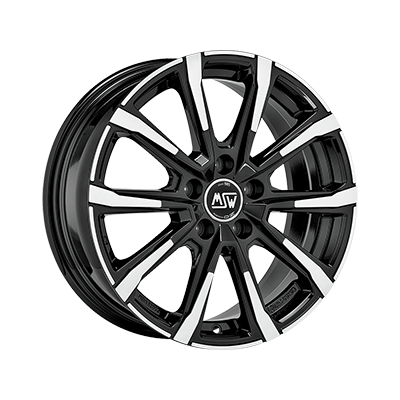 MSW MSW 79 GLOSS BLACK FULL POLISHED - 17x7 - 5x112 - CB: 66.6 - ET42