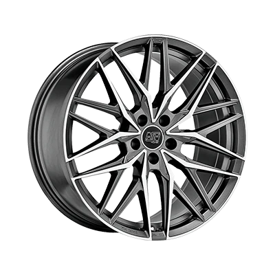 MSW MSW 50 MATT GUN METAL FULL POLISHED (MGMFP) - 21x8.5 - 5x114.3 - CB: 73 - ET45