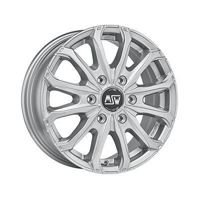 MSW MSW 48 VAN 6 HOLES FULL SILVER - 16x6.5 - 6x130 - CB: 84 - ET62