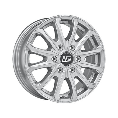 MSW MSW 48 VAN 6 HOLES FULL SILVER - 16x6.5 - 6x125 - CB: 74.1 - ET68