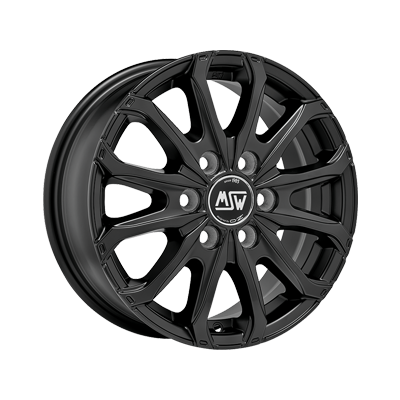 MSW MSW 48 VAN 6 HOLES MATT BLACK - 16x6.5 - 6x120 - CB: 74.6 - ET50