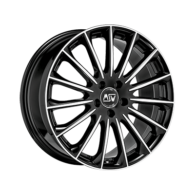 MSW MSW 30 GLOSS BLACK FULL POLISHED - 19x8 - 5x112 - CB: 73 - ET30