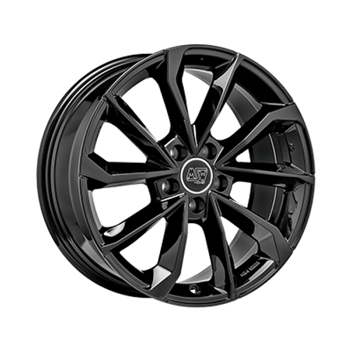 MSW MSW 42 GLOSS BLACK - 17x7.5 - 5x112 - CB: 73 - ET27