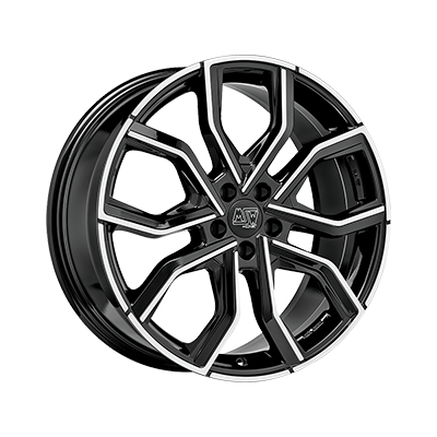 MSW MSW 41 GLOSS BLACK FULL POLISHED - 19x8 - 5x112 - CB: 73 - ET27