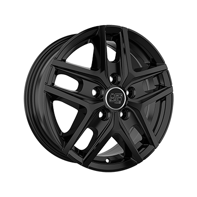 MSW MSW 40 VAN GLOSS BLACK - 16x6.5 - 5x112 - CB: 66.6 - ET50
