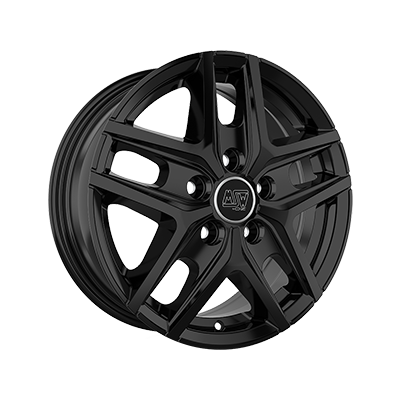 MSW MSW 40 VAN GLOSS BLACK - 16x6.5 - 5x118 - CB: 71.1 - ET65