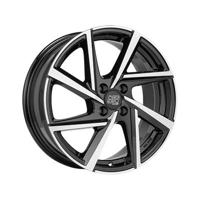 MSW MSW 80-4 GLOSS BLACK FULL POLISHED - 17x7 - 4x108 - CB: 65.1 - ET20