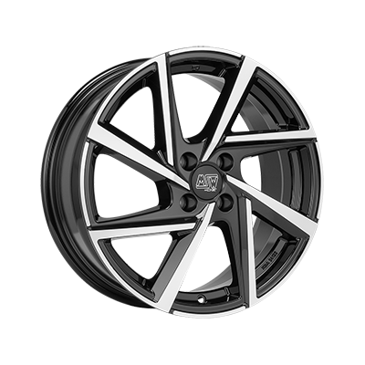 MSW MSW 80-4 GLOSS BLACK FULL POLISHED - 17x7 - 4x100 - CB: 63.4 - ET37