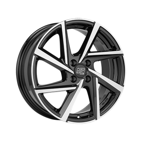 MSW MSW 80-4 GLOSS BLACK FULL POLISHED - 16x6.5 - 4x108 - CB: 63.4 - ET48