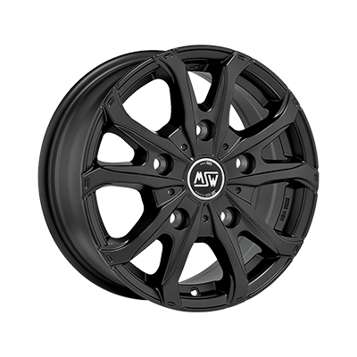 MSW MSW 48 VAN MATT BLACK - 18x7.5 - 5x112 - CB: 66.6 - ET48