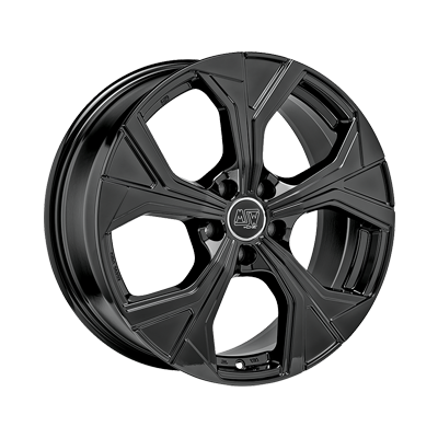 MSW MSW 43 GLOSS BLACK - 19x8 - 5x108 - CB: 73 - ET45 MSW MSW 43 GLOSS BLACK - 19x8 - 5x108 - CB: 73 - ET45
