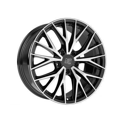 MSW MSW 44 GLOSS BLACK FULL POLISHED - 20x8.5 - 5x108 - CB: 73 - ET45