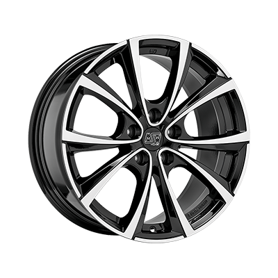 MSW MSW 27T GLOSS BLACK FULL POLISHED - 19x9.5 - 5x120 - CB: 64.12 - ET40