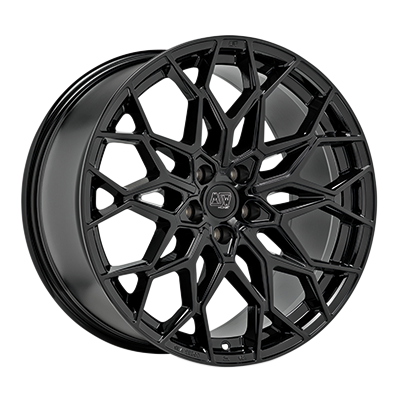 MSW MSW 51 GLOSS BLACK - 22x9.5 - 5x120 - CB: 72.6 - ET49