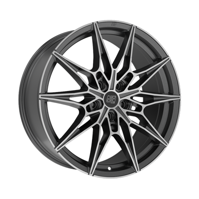 MSW MSW 75 MATT GUN METAL FULL POLISHED (MGMFP) - 20x9 - 5x112 - CB: 73 - ET35
