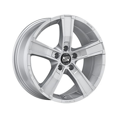 MSW SAHARA 5 MSW FULL SILVER - 18x8 - 5x120 - CB: 65.1 - ET45