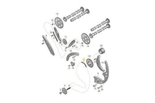 OE VAG 3.0 TDI V6 Complete Timing Chain Kit incl. Fitting Kit