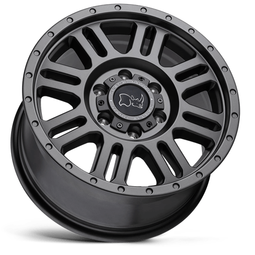 Black Rhino YELLOWSTONE MATTE GUNMETAL Alloy Wheel - 16X8 - 6X130 - CB: 84.1 - ET38