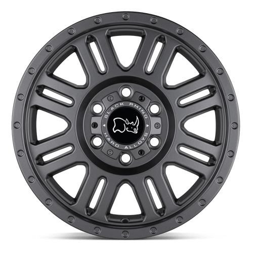 Black Rhino YELLOWSTONE MATTE GUNMETAL Alloy Wheel - 16X8 - 5X130 - CB: 78.1 - ET45 Black Rhino YELLOWSTONE MATTE GUNMETAL Alloy Wheel - 16X8 - 5X130 - CB: 78.1 - ET45