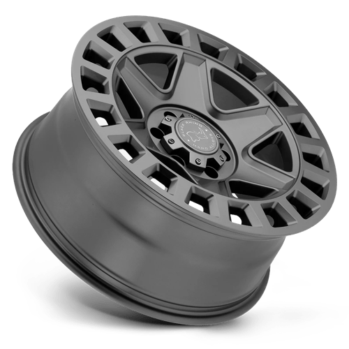 Black Rhino YORK MATTE GUNMETAL Alloy Wheel - 17X8 - 5X127 - CB: 71.5 - ET30