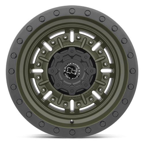 Black Rhino ABRAMS OLIVE DRAB GREEN Alloy Wheel - 17X8.5 - 6X139.7 - CB: 112.1 - ET0 Black Rhino ABRAMS OLIVE DRAB GREEN Alloy Wheel - 17X8.5 - 6X139.7 - CB: 112.1 - ET0
