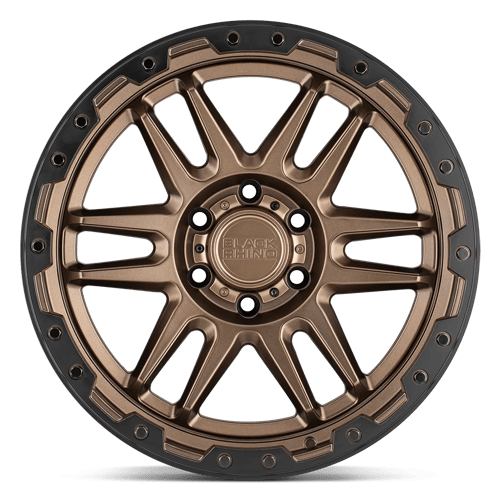 Black Rhino APACHE MATTE BRONZE W/ BLACK RING & BLACK BOLTS Alloy Wheel - 17X8.5 - 5X127 - CB: 71.5 - ET-18 Black Rhino APACHE MATTE BRONZE W/ BLACK RING & BLACK BOLTS Alloy Wheel - 17X8.5 - 5X127 - CB: 71.5 - ET-18