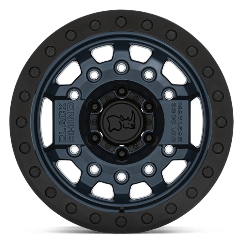 Black Rhino AVENGER BEADLOCK NAVY BLUE W/ BLACK HARDWARE Alloy Wheel - 17X8.5 - 5X127 - CB: 71.5 - ET-32 Black Rhino AVENGER BEADLOCK NAVY BLUE W/ BLACK HARDWARE Alloy Wheel - 17X8.5 - 5X127 - CB: 71.5 - ET-32