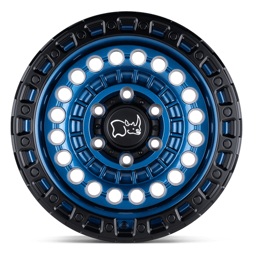 Black Rhino SENTINEL COBALT BLUE W/ BLACK RING Alloy Wheel - 17X8.5 - 8X170 - CB: 125.1 - ET-18 Black Rhino SENTINEL COBALT BLUE W/ BLACK RING Alloy Wheel - 17X8.5 - 8X170 - CB: 125.1 - ET-18