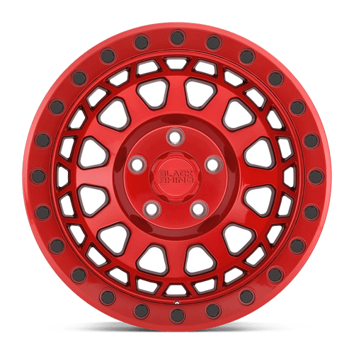 Black Rhino PRIMM CANDY RED W/ BLACK BOLTS Alloy Wheel - 17X9 - 5X139.7 - CB: 78.1 - ET0