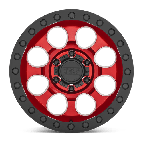 Black Rhino RIOT CANDY RED W/ BLACK RING & BOLTS Alloy Wheel - 17X9 - 6X120 - CB: 67.06 - ET12 Black Rhino RIOT CANDY RED W/ BLACK RING & BOLTS Alloy Wheel - 17X9 - 6X120 - CB: 67.06 - ET12