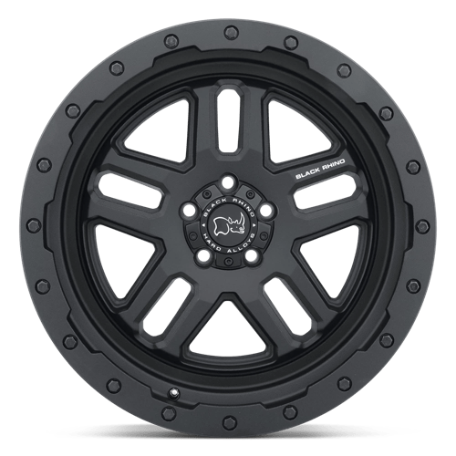 Black Rhino BARSTOW TEXTURED MATTE BLACK Alloy Wheel - 17X9.5 - 6X120 - CB: 67.06 - ET12 Black Rhino BARSTOW TEXTURED MATTE BLACK Alloy Wheel - 17X9.5 - 6X120 - CB: 67.06 - ET12