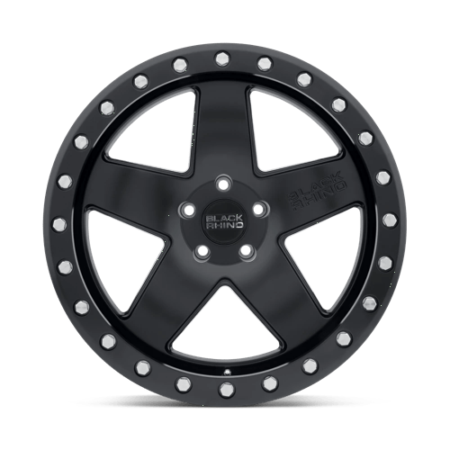 Black Rhino CRAWLER MATTE BLACK Alloy Wheel - 17X9.5 - 5X139.7 - CB: 78.1 - ET0