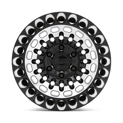 Black Rhino LABYRINTH GLOSS BLACK WITH MACHINED FACE & MILLING Alloy Wheel - 17X9.5 - 6X139.7 - CB: 112.1 - ET12 Black Rhino LABYRINTH GLOSS BLACK WITH MACHINED FACE & MILLING Alloy Wheel - 17X9.5 - 6X139.7 - CB: 112.1 - ET12