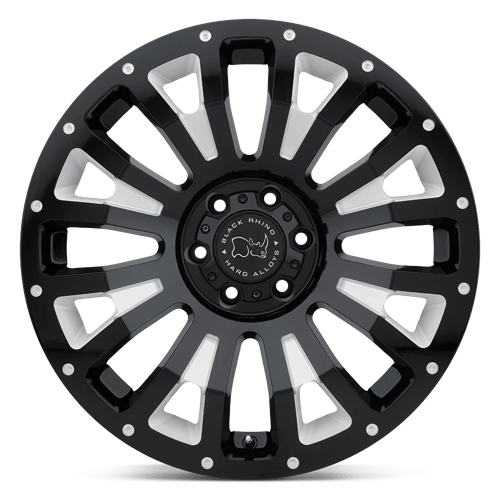 Black Rhino PINATUBO GLOSS BLACK W/ MILLED INSIDE WINDOW Alloy Wheel - 17X9.5 - 8X180 - CB: 125.1 - ET-18 Black Rhino PINATUBO GLOSS BLACK W/ MILLED INSIDE WINDOW Alloy Wheel - 17X9.5 - 8X180 - CB: 125.1 - ET-18