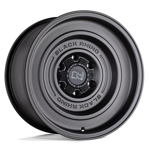 Black Rhino SOLID MATTE GUN BLACK Alloy Wheel - 17X9.5 - 6X139.7 - CB: 112.1 - ET-12
