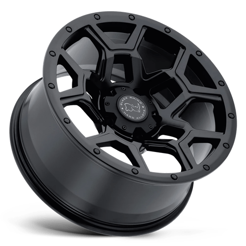 Black Rhino OVERLAND MATTE BLACK Alloy Wheel - 17X9.5 - 6X135 - CB: 87.1 - ET6