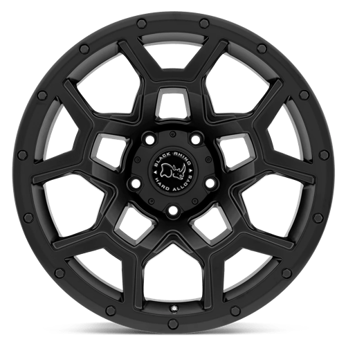 Black Rhino OVERLAND MATTE BLACK Alloy Wheel - 17X9.5 - 6X135 - CB: 87.1 - ET6