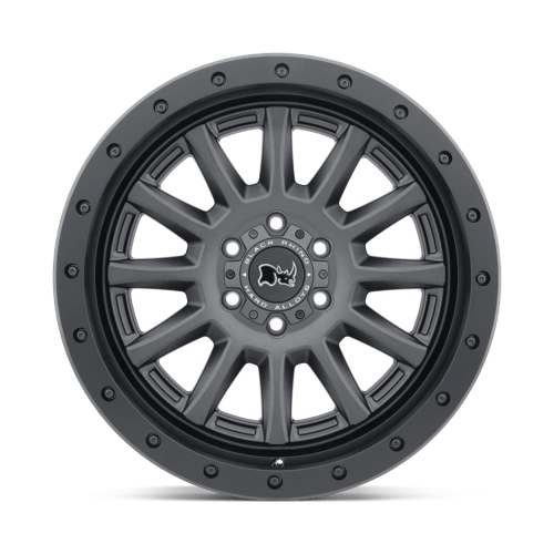 Black Rhino DUGGER GUN BLACK W/ BLACK ROCK GUARD Alloy Wheel - 18X8.5 - 6X139.7 - CB: 112.1 - ET-18