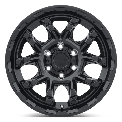 Black Rhino ARK MATTE BLACK W/ GLOSS BLACK BOLTS Alloy Wheel - 18X9 - 6X120 - CB: 67.06 - ET12