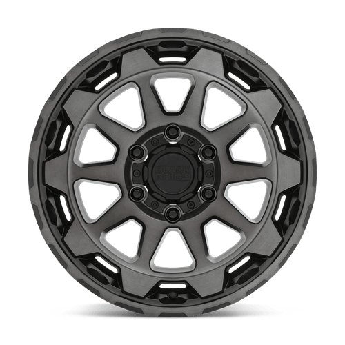Black Rhino ROTOR MATTE GUNMETAL WITH BRUSHED TINTED FACE Alloy Wheel - 18X9 - 6X139.7 - CB: 112.1 - ET-18 Black Rhino ROTOR MATTE GUNMETAL WITH BRUSHED TINTED FACE Alloy Wheel - 18X9 - 6X139.7 - CB: 112.1 - ET-18