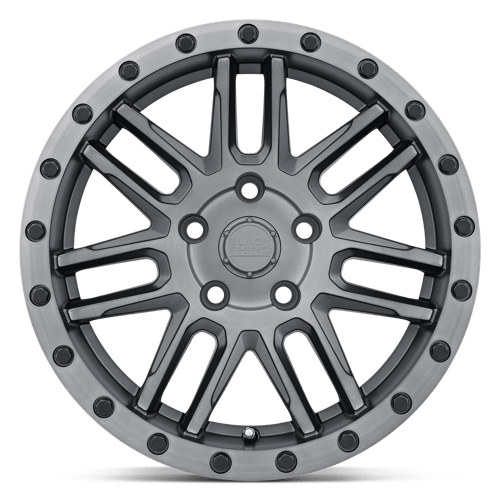 Black Rhino ARCHES MATTE BRUSHED GUNMETAL W/ BLACK BOLTS Alloy Wheel - 18X9.5 - 5X127 - CB: 71.5 - ET-18
