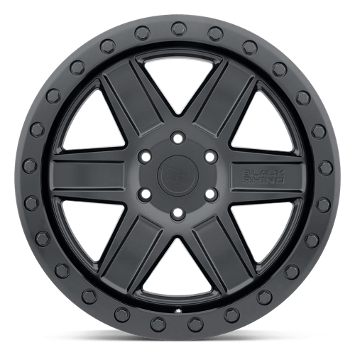 Black Rhino ATTICA MATTE BLACK W/ BLACK RING Alloy Wheel - 18X9.5 - 6X139.7 - CB: 112.1 - ET12 Black Rhino ATTICA MATTE BLACK W/ BLACK RING Alloy Wheel - 18X9.5 - 6X139.7 - CB: 112.1 - ET12