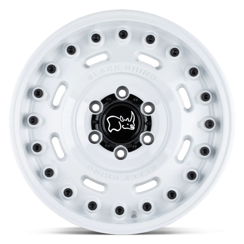 Black Rhino AXLE GLOSS WHITE Alloy Wheel - 18X9.5 - 6X139.7 - CB: 112.1 - ET-18