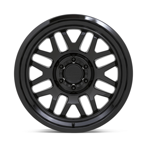 Black Rhino DELTA GLOSS BLACK Alloy Wheel - 18X9.5 - 8X165.1 - CB: 125.1 - ET-18
